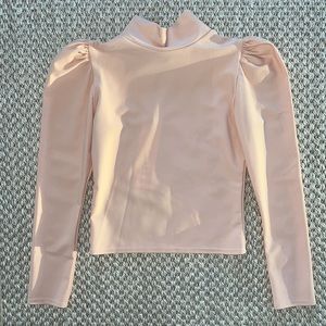NWT Heidi Merrick Toddler Girls Coral Pink Ruffle Puff Sleeve Rashguard small
